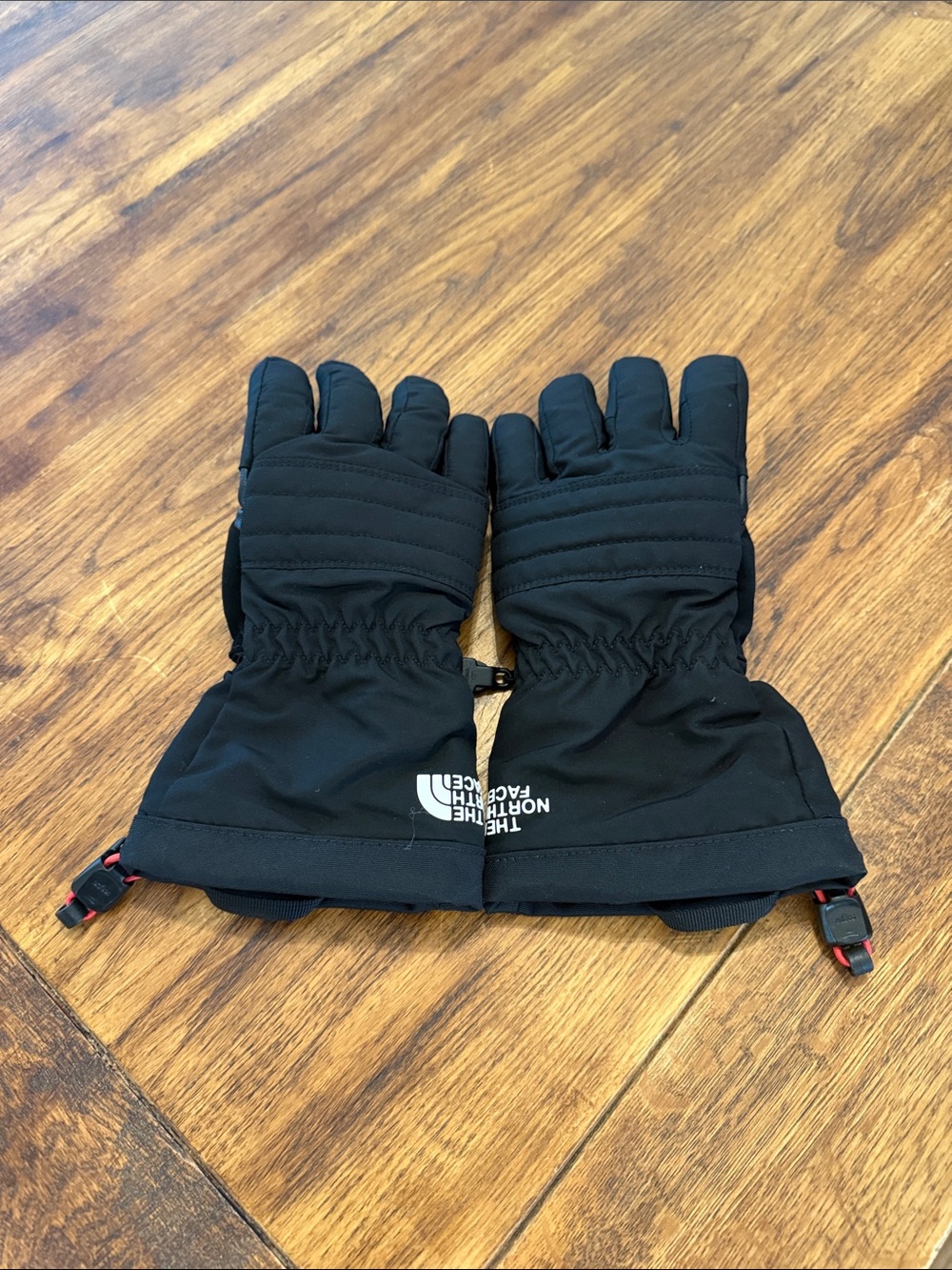 The North Face Black Men's Winter Gloves with Wrist Cinch